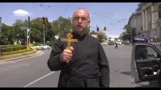 Bulgarian Prist Puts A Hex On Zelensky During His Visit To Sofia, Bulgaria