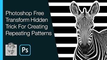 Photoshop Free Transform Hidden Trick for Creating Repeating Patterns