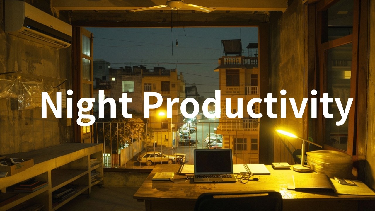 Hindi Lofi Beats for Work & Study | Calm Indian-Inspired Instrumental Music | Night Productivity