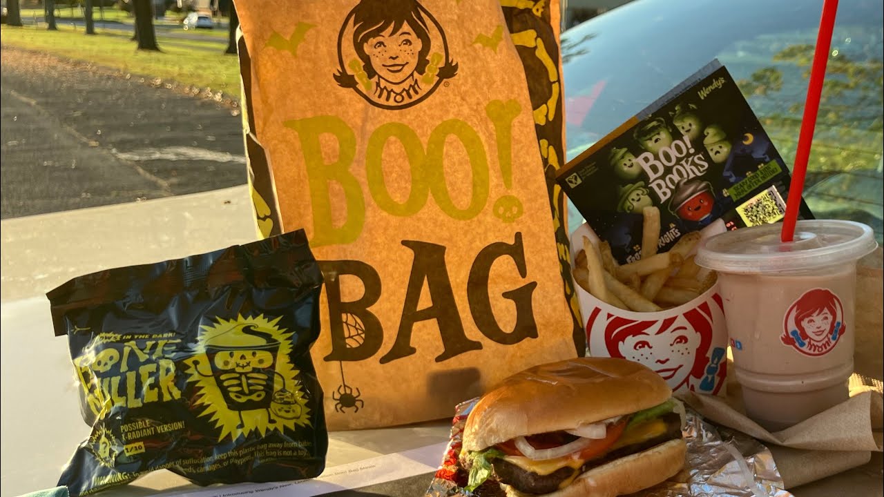 WENDY’S BOO! BAG MEAL WITH BONE CHILLER FROSTY TOY | HALLOWEEN DEALS ...