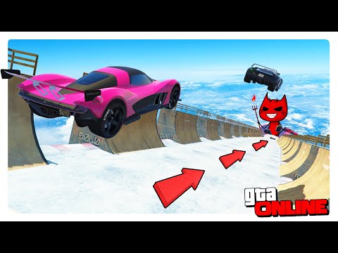 ЛЕДЯНОЙ СПУСК БЕЗ КОЛЕС (ГТА 5 ОНЛАЙН, GTA ONLINE)