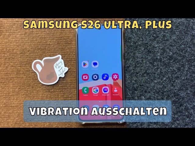 Samsung S26 Ultra, Plus Vibration ausschalten