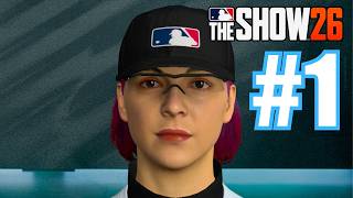 FIRST FEMALE TWO-WAY PLAYER! | MLB THE SHOW 26 - ROAD TO THE SHOW #1