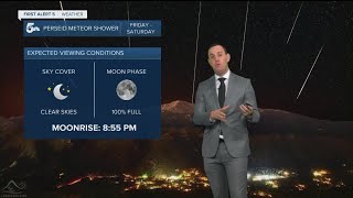 Perseid Meteor Shower to fight a full moon this weekend