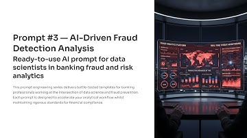 Prompt Engineering for Banking Fraud Analytics • AI Prompt to Detect Transaction Anomalies #banking