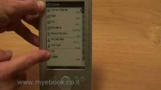 סקירת וידאו לקורא הספרים האלקטרוניים Prs-300