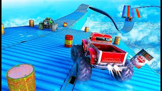Monster Truck Mega Ramp Extreme Stunts GT Racing - Impossible Car Game - Android GamePlay #3 screenshot 5