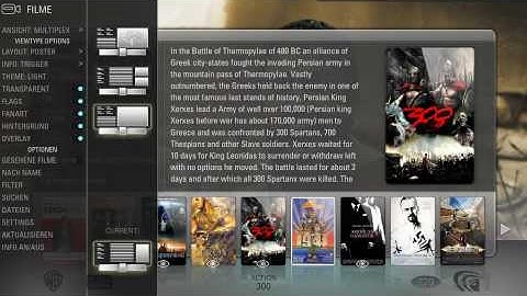 XBMC Aeon Vertical Menu Mod