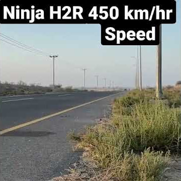 ninja H2R 450 km/hr full speed test | #Kawasaki Ninja H2R #speed test | #ninja #pickup test #shorts
