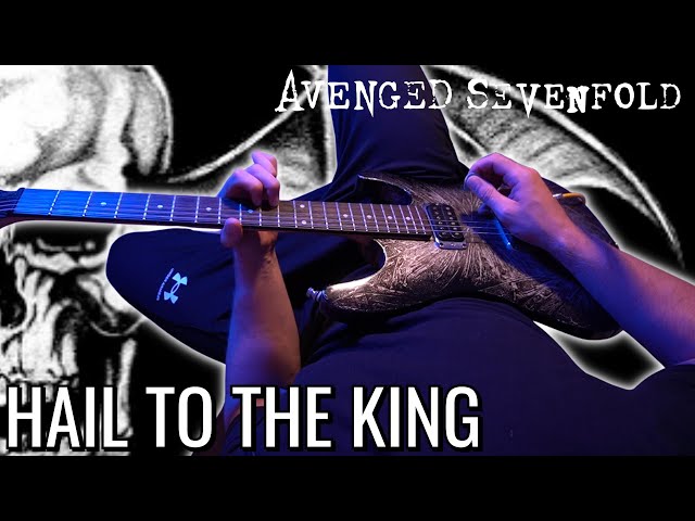 Avenged Sevenfold – Hail to the King POV Guitar Lesson/Cover | With Screen Tabs class=