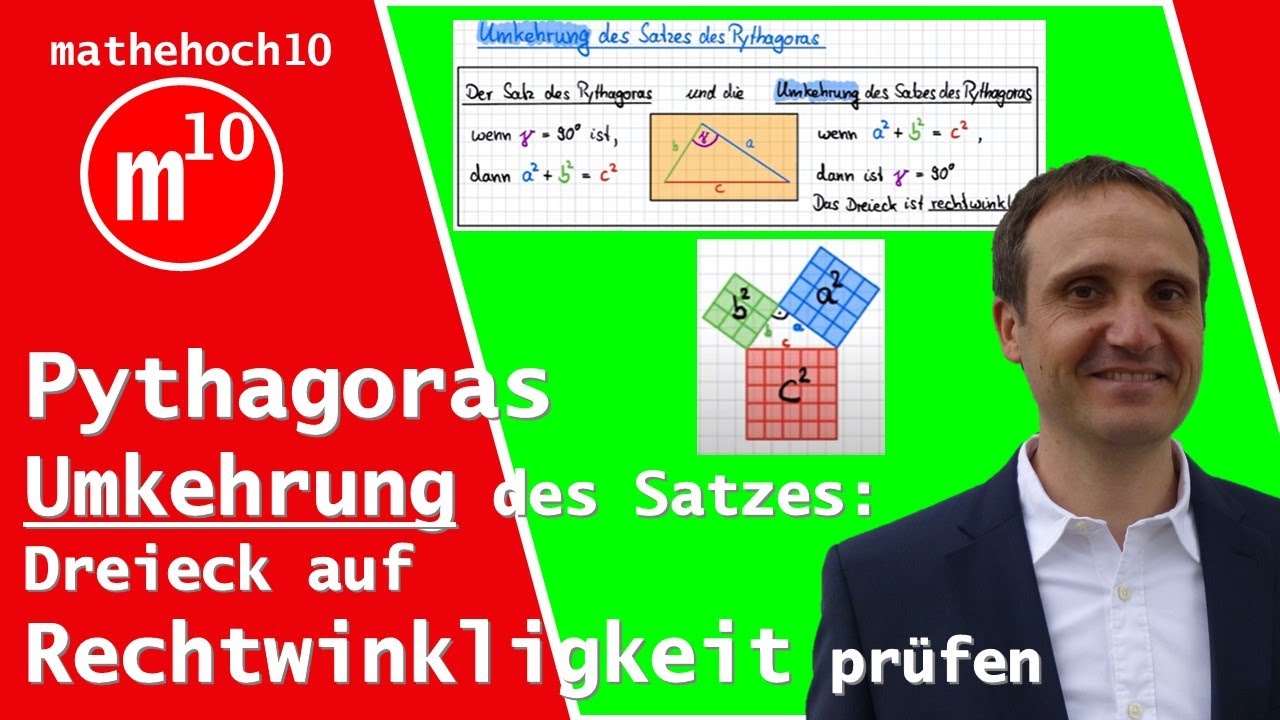 Umkehrung Des Satzes Des Pythagoras www.youtube.com