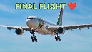 EMOTIONAL LAST FLIGHT TAP Air Portugal A330 Captain s Final Landing at Lisbon Airport