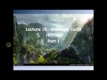 Lecture 16 - Mesozoic Earth History Part 1