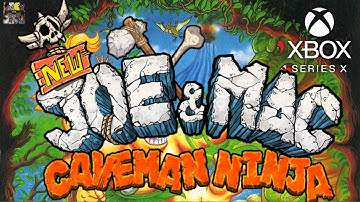 NEW Joe & Mac - Caveman Ninja - XBOX Series X - Full Playthrough!!!