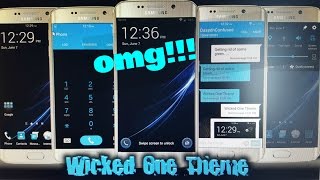 Samsung Galaxy S6/S6 Edge Wicked Blue One Theme screenshot 5