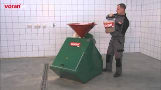 voran hammer mill KH1 - milling of grain