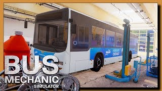 Bus Mechanic Simulator ► Erstes GAMEPLAY der Bus Reparatur Werkstatt Simulation screenshot 2