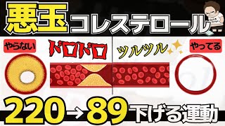 【220→89】悪玉コレステロール値を下げる「ズボラ式有酸素運動特集」