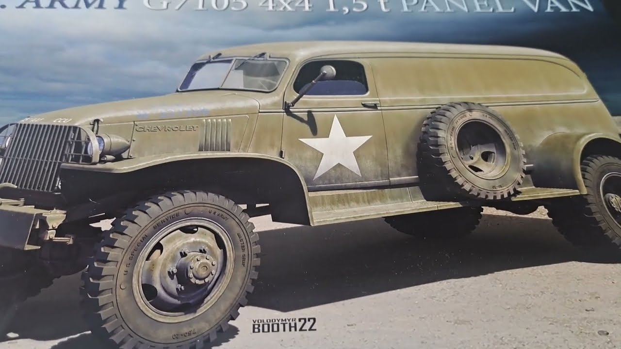 Update 1,  US ARMY G7105 4X4 1,5 T PANEL VAN,  MINIART (1/35 ;  35405), CHEVROLET CHEVY WWII
