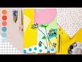 Como pintar em tela com tinta acrílica fácil - DIY - Como fazer pintura em tela | Bárbara Deschamps