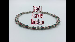 Gleeful Sparkles Necklace Tutorial