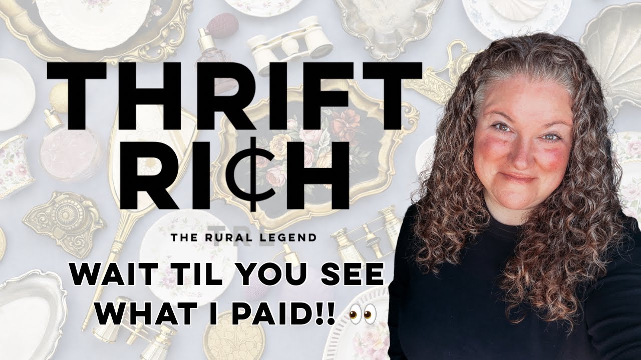 THRIFT RICH - come Thrifting with me at Goodwill, you won’t believe what I paid! ￼