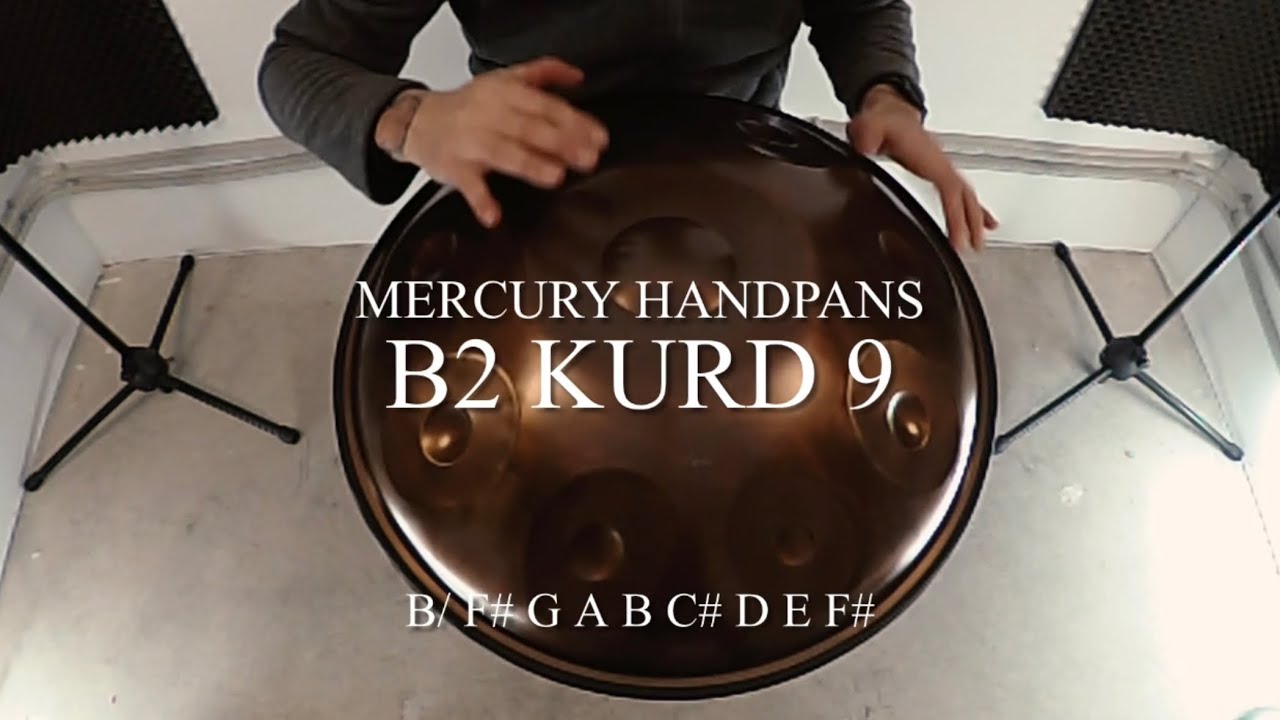 Mercury B2 Kurd 9 (Handpan / Pantam / Sound Sculpture)
