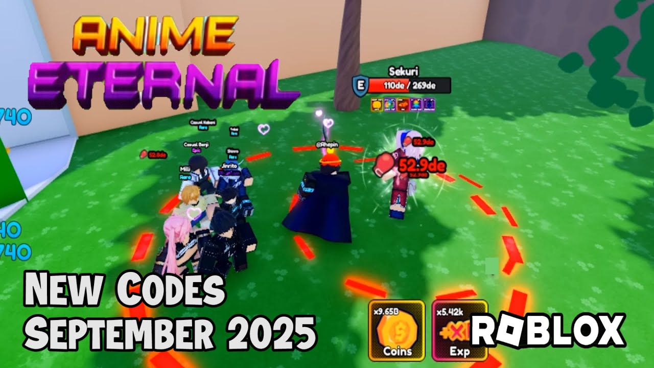 Новые коды Roblox Anime Eternal за сентябрь 2025 г.
