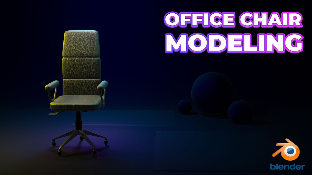 How to Model an Office Chair in Blender | Desk Chair Modelling in 10 Min |  Let's Build it in Blender - YouTube