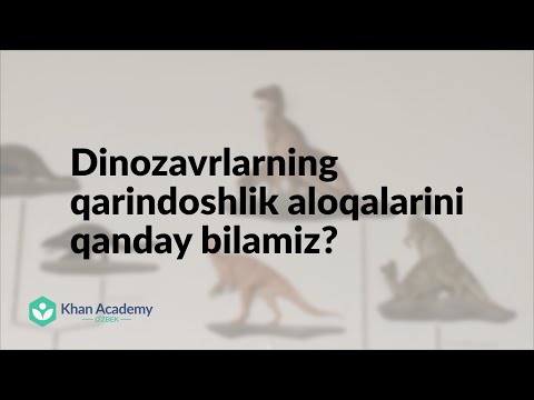 Dinozavrlarning qarindoshlik aloqalarini qanday bilamiz? | Evolyutsiya | Yuqori sinf biologiyasi