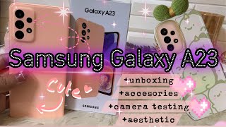 Samsung A23 in 2023 | ✨ Aesthetic ✨ | +Case +Camera Test | Samsung Galaxy A23 unboxing aesthetic