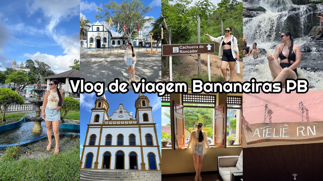BANANEIRAS PB: CACHOEIRA DO RONCADOR| MEMORIAL PE IBIAPINA| ATELIÊ RN| HOSTEL| IGREJA MATRIZ E MAIS