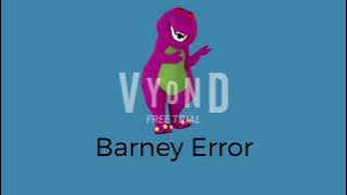 Barney Error Bloopers