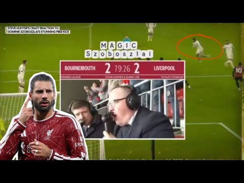 bengkel69 x BELIJITU - DOM SZOBOSZLAI what a free kick! STEVE HUNTER the Commentator Crazy Reaction to SZOBOSZLAI free kick