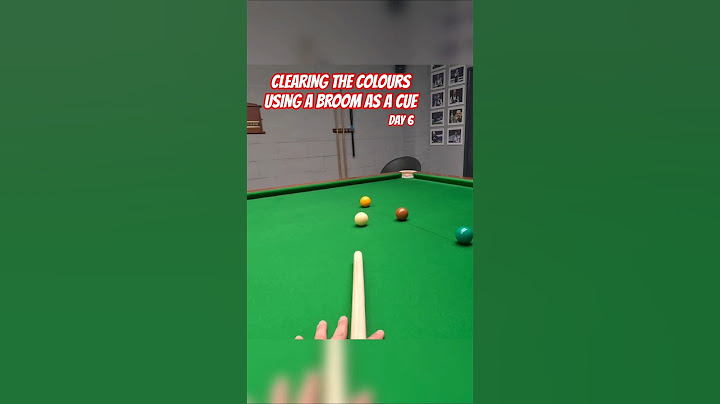 Clearing the colours using a broom as a cue 🧹😂 DAY 6
