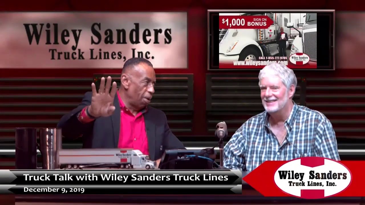 Truck Talk with Wiley Sanders Trucking Mar. 2, 2020 YouTube