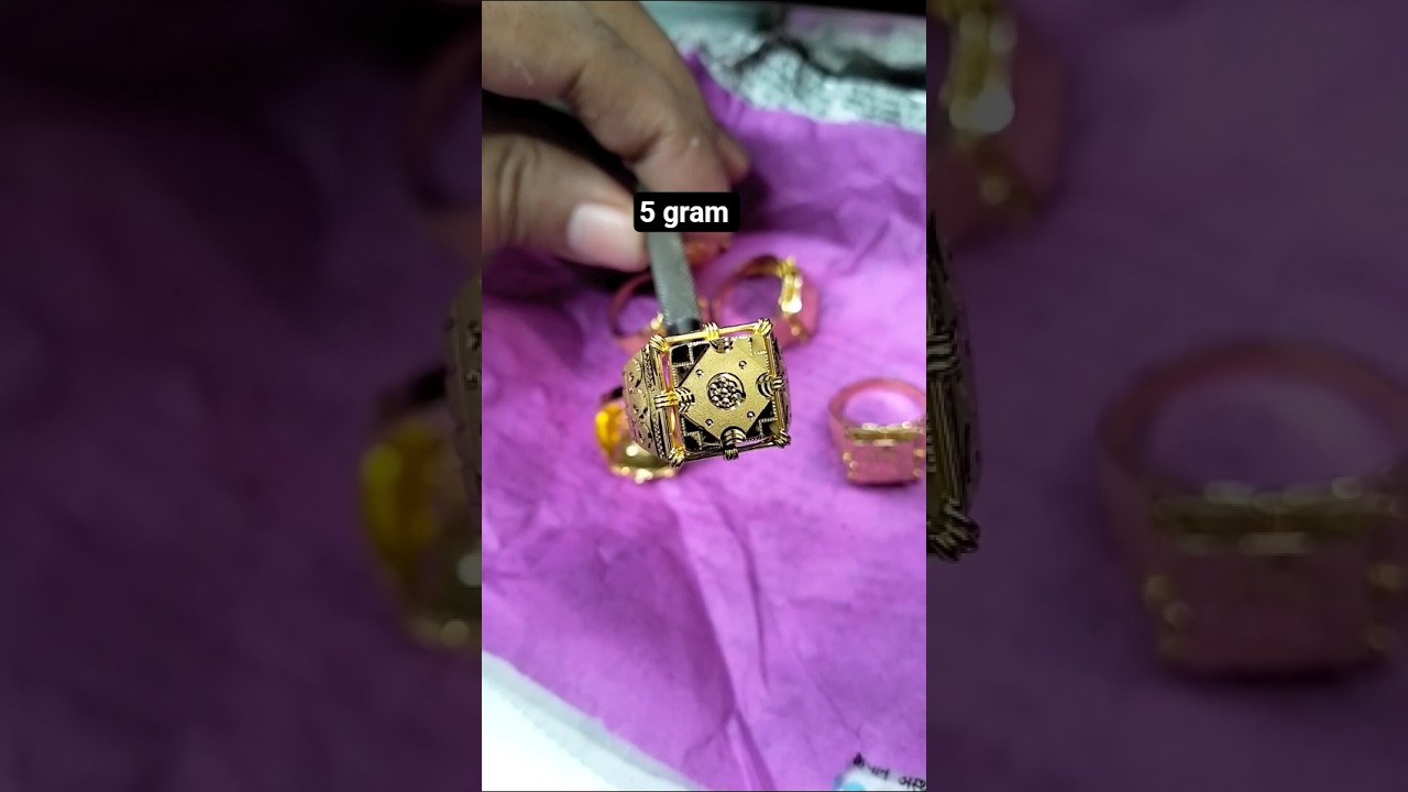 new gents anguthi ka design ak 916 gold 