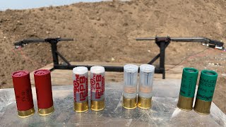 Dueling 12 Gauge Shotguns  Slug hitting Slug💥 First on Youtube💥