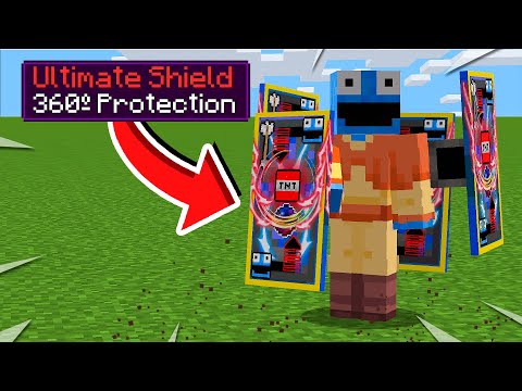 Minecraft But Shields Have Custom OP Upgrades