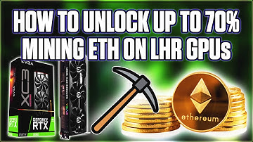 How To Unlock Up To 70% Hashrate On ETH With LHR GPUs |  Using NBMiner