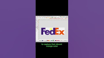 Digitizing the FedEx Logo for Embroidery  #tutorial #embroiderytips #embroiderydesign #embroidery