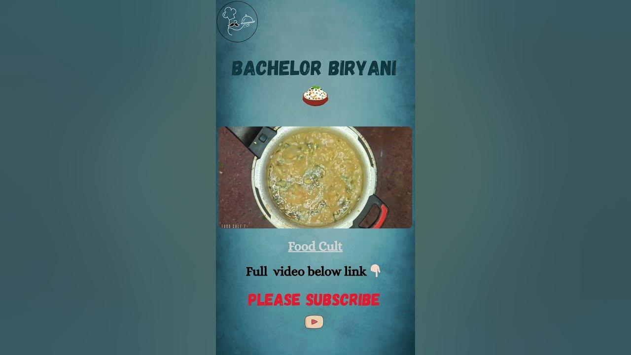Bachelor Biryani | Quick & Easy One-Pot Chicken Biryani Recipe #biriyani