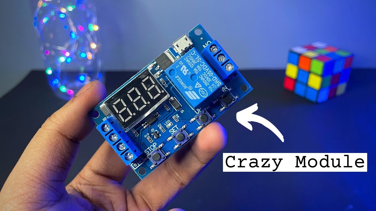 Home Automation With Trigger Delay Timer Module JZ-801 - YouTube