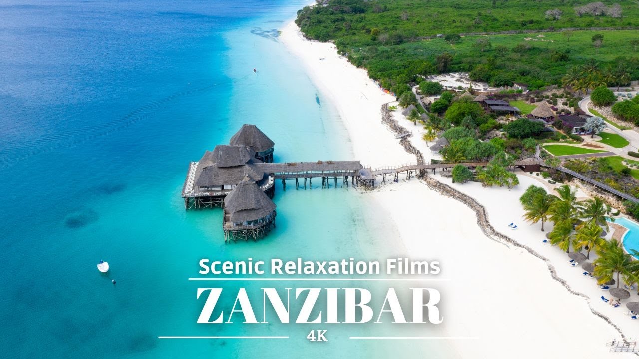 Zanzibar 4K - Relaxing Melodies & Stunning Coastal Beauty