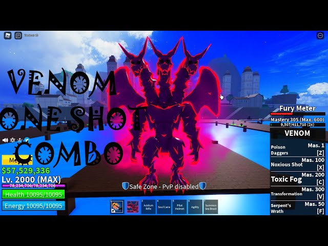 Replying to @rahhhhhhhhhhhhfredom BEST BLIZZARD COMBO #bloxfruit #xyzb, venom combo