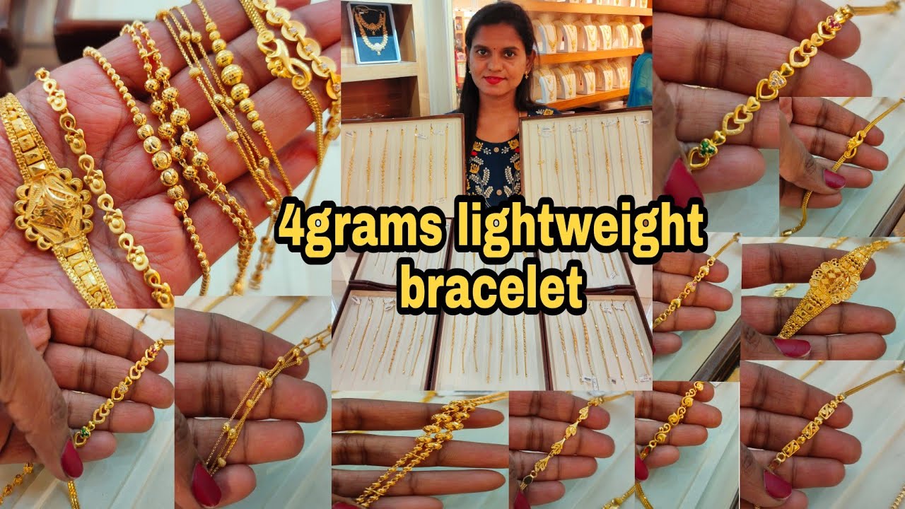 Buy Fashionate Stones Leaf Gold Bracelet |GRT Jewellers