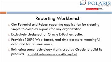 Oracle E-Business Suite (EBS) Reporting using RWB - Excel Publisher Overview