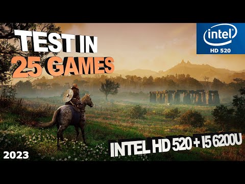 Intel HD 520 Gaming Test | Test in 25 Games