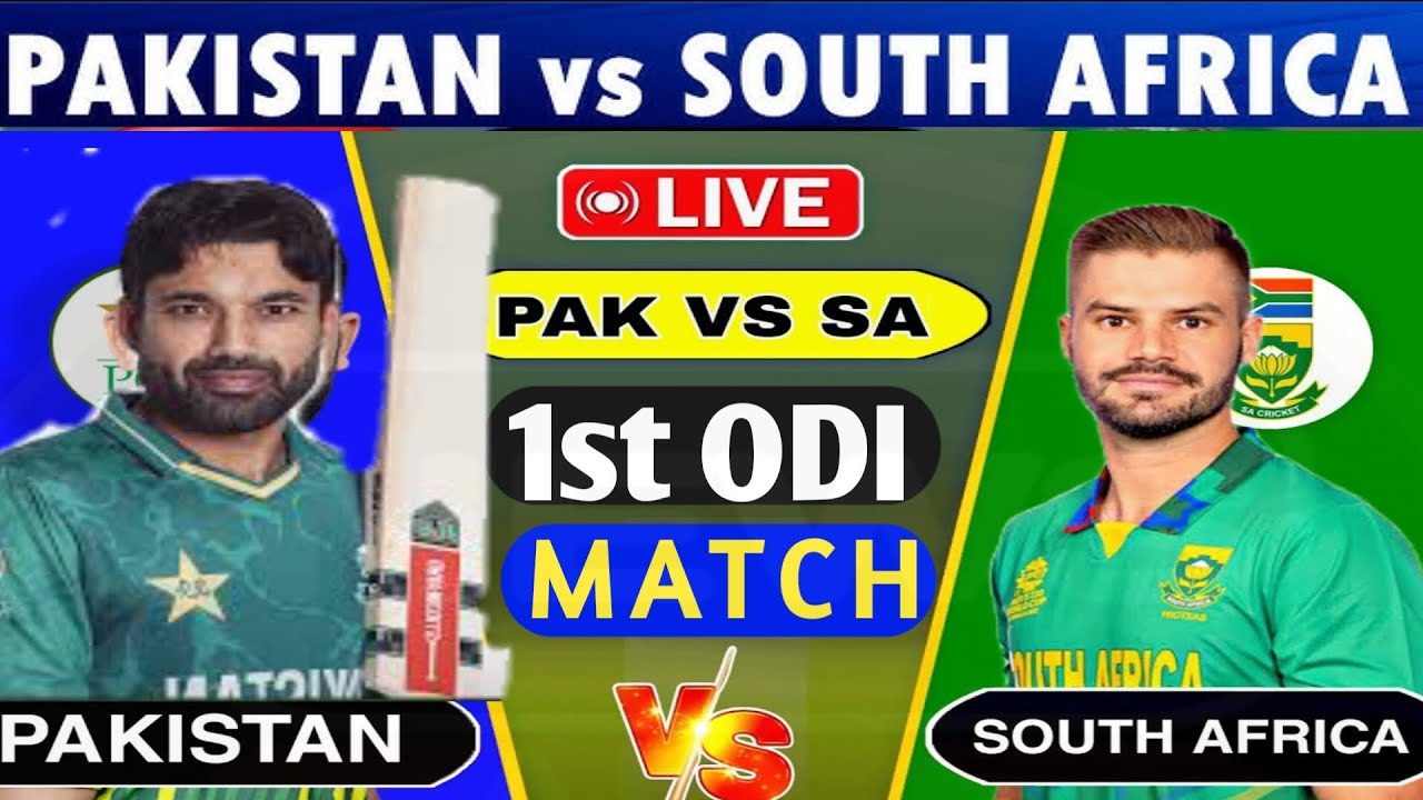 Pakistan versus South Africa 1st Odi match | SA vs PAK | match highlights