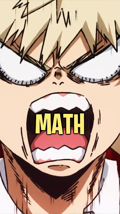 Basic Math at U.A.📚| My Hero Academia Abridged #shorts
